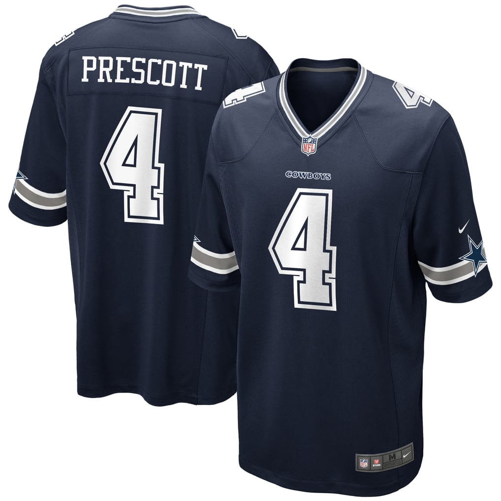 Youth Dallas Cowboys Dak Prescott Nike Navy Game Jersey - Image 1