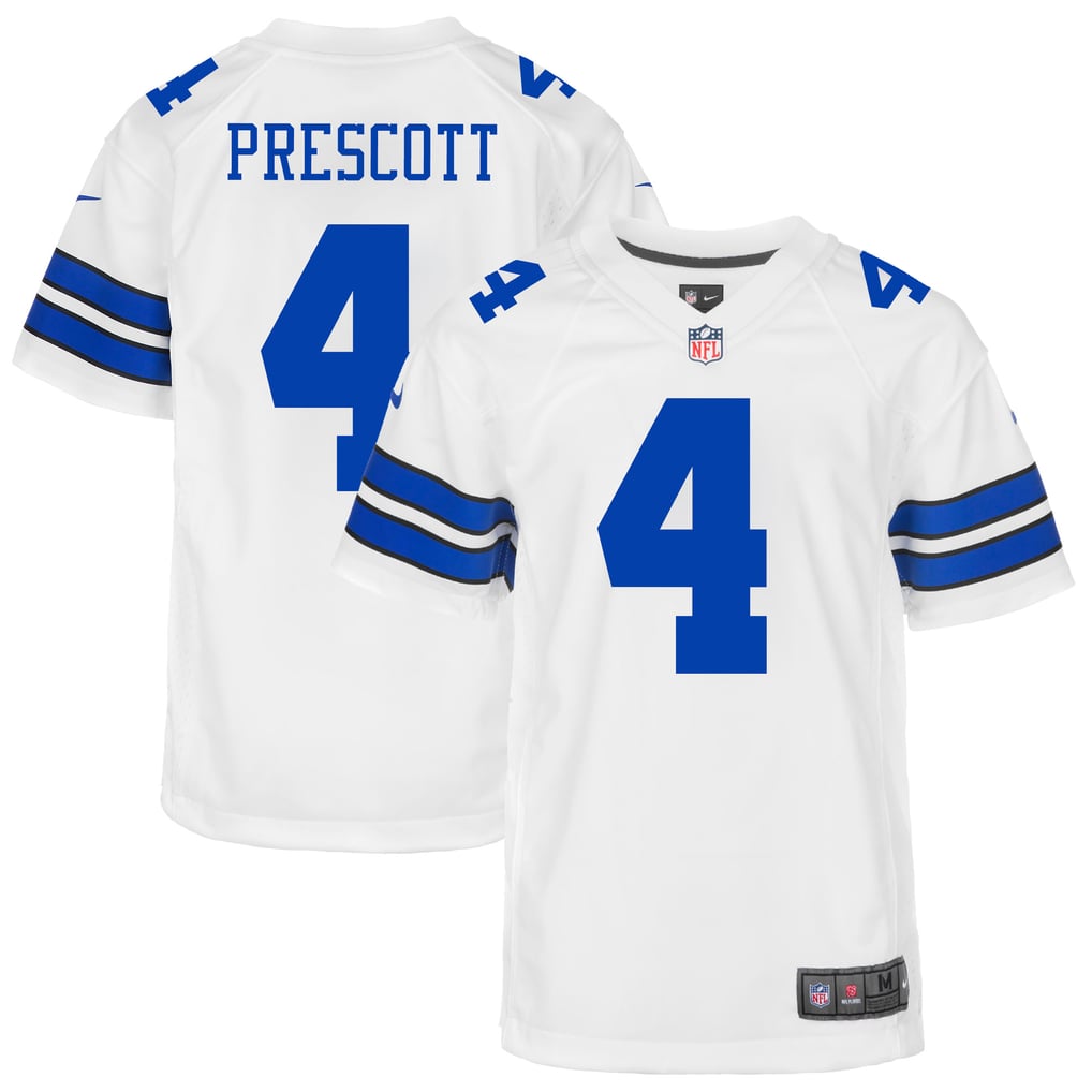 Youth Dallas Cowboys Dak Prescott Nike White Game Jersey - Image 1