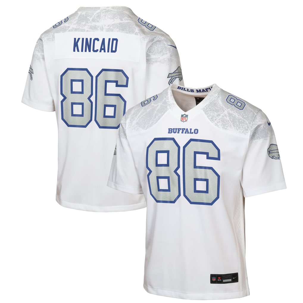 Youth Buffalo Bills Dalton Kincaid Nike White Rivalries Collection Game Jersey - Image 1