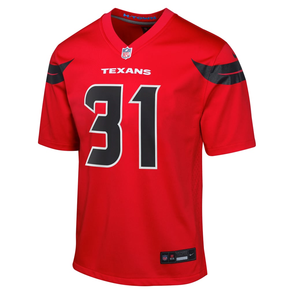 Youth Houston Texans Dameon Pierce Nike Red Game Jersey - Image 3