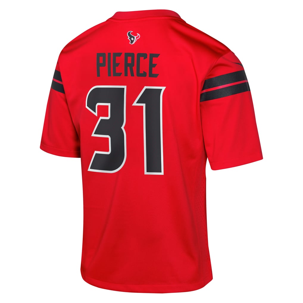 Youth Houston Texans Dameon Pierce Nike Red Game Jersey - Image 4