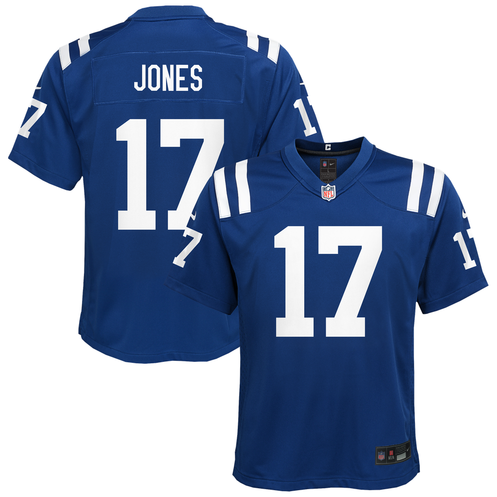 Youth Indianapolis Colts Daniel Jones Nike Royal Alternate 2 Game Jersey - Image 2