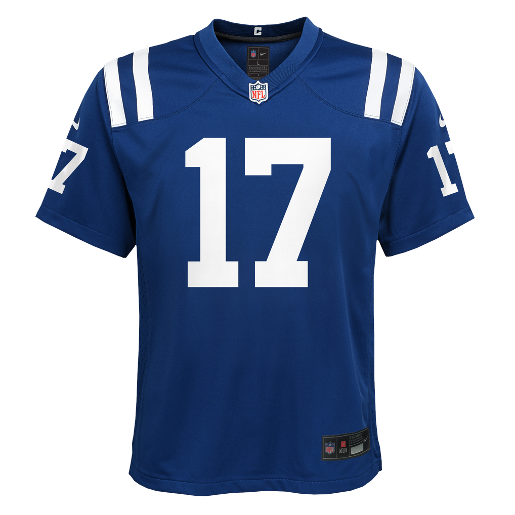 Youth Indianapolis Colts Daniel Jones Nike Royal Alternate 2 Game Jersey - Image 3
