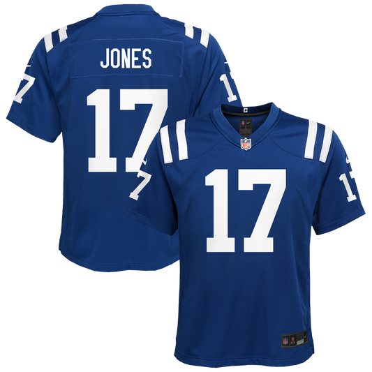 Youth Indianapolis Colts Daniel Jones Nike Royal Alternate 2 Game Jersey - Image 1