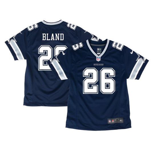 Youth Dallas Cowboys DaRon Bland Nike Navy Game Jersey - Image 1