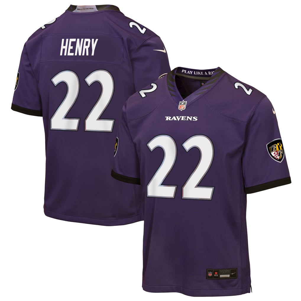 Youth Baltimore Ravens Derrick Henry Nike Purple Game Jersey