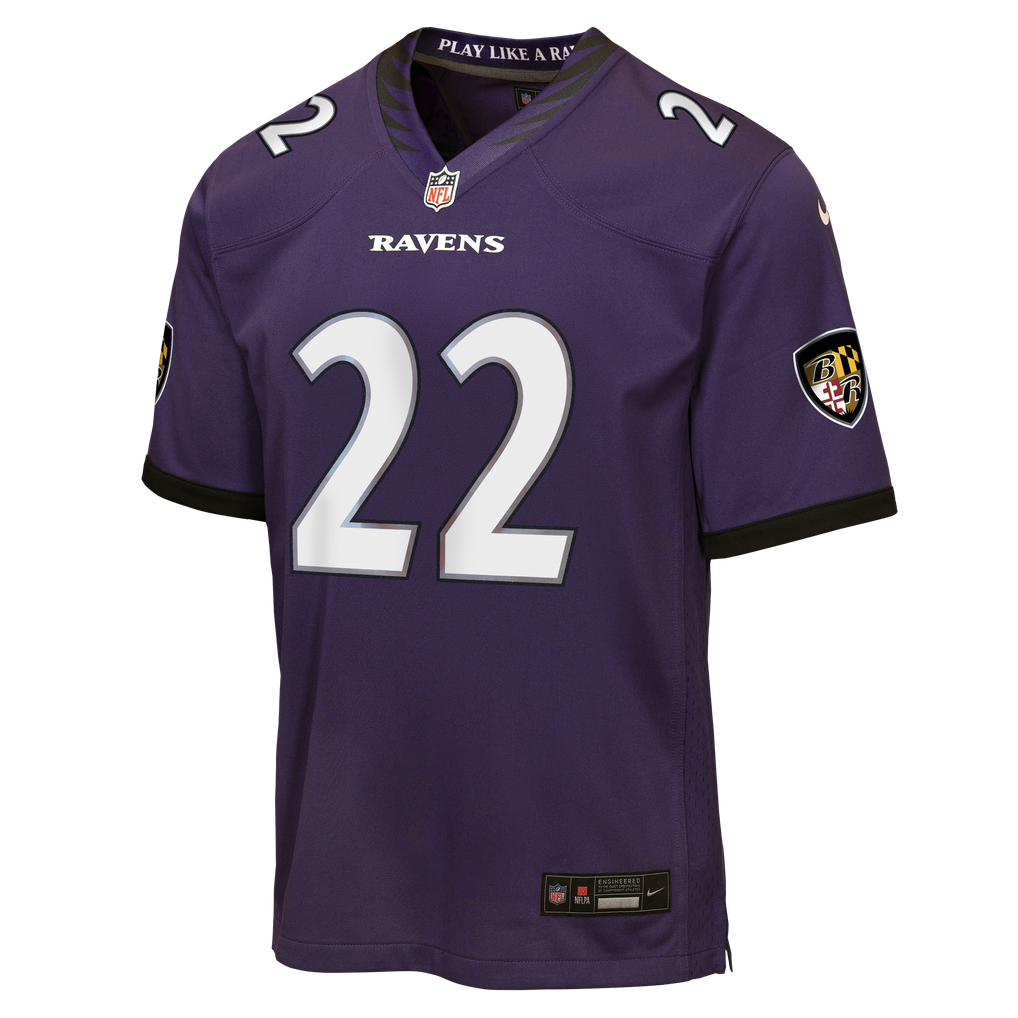 Youth Baltimore Ravens Derrick Henry Nike Purple Game Jersey