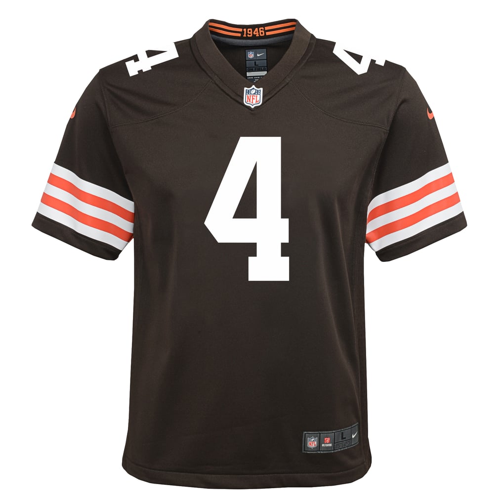 Youth Cleveland Browns Deshaun Watson Nike Brown Game Jersey - Image 3