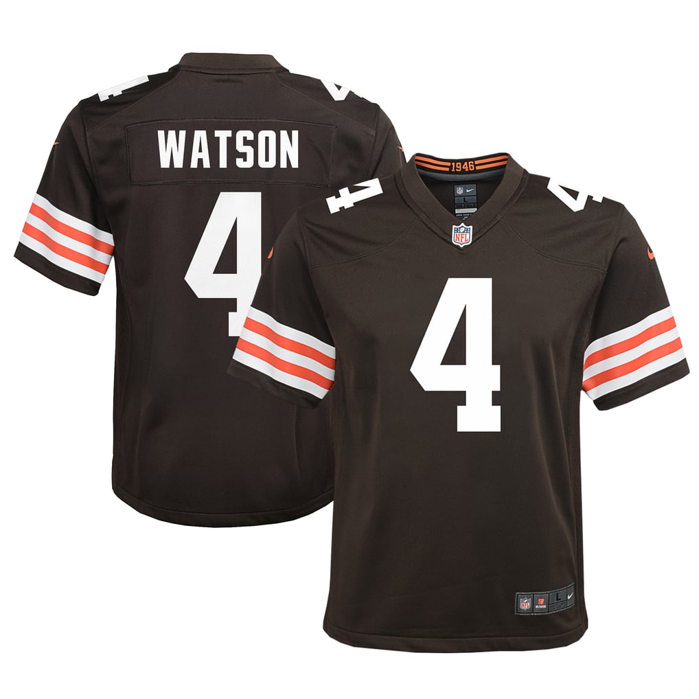 Youth Cleveland Browns Deshaun Watson Nike Brown Game Jersey - Image 1