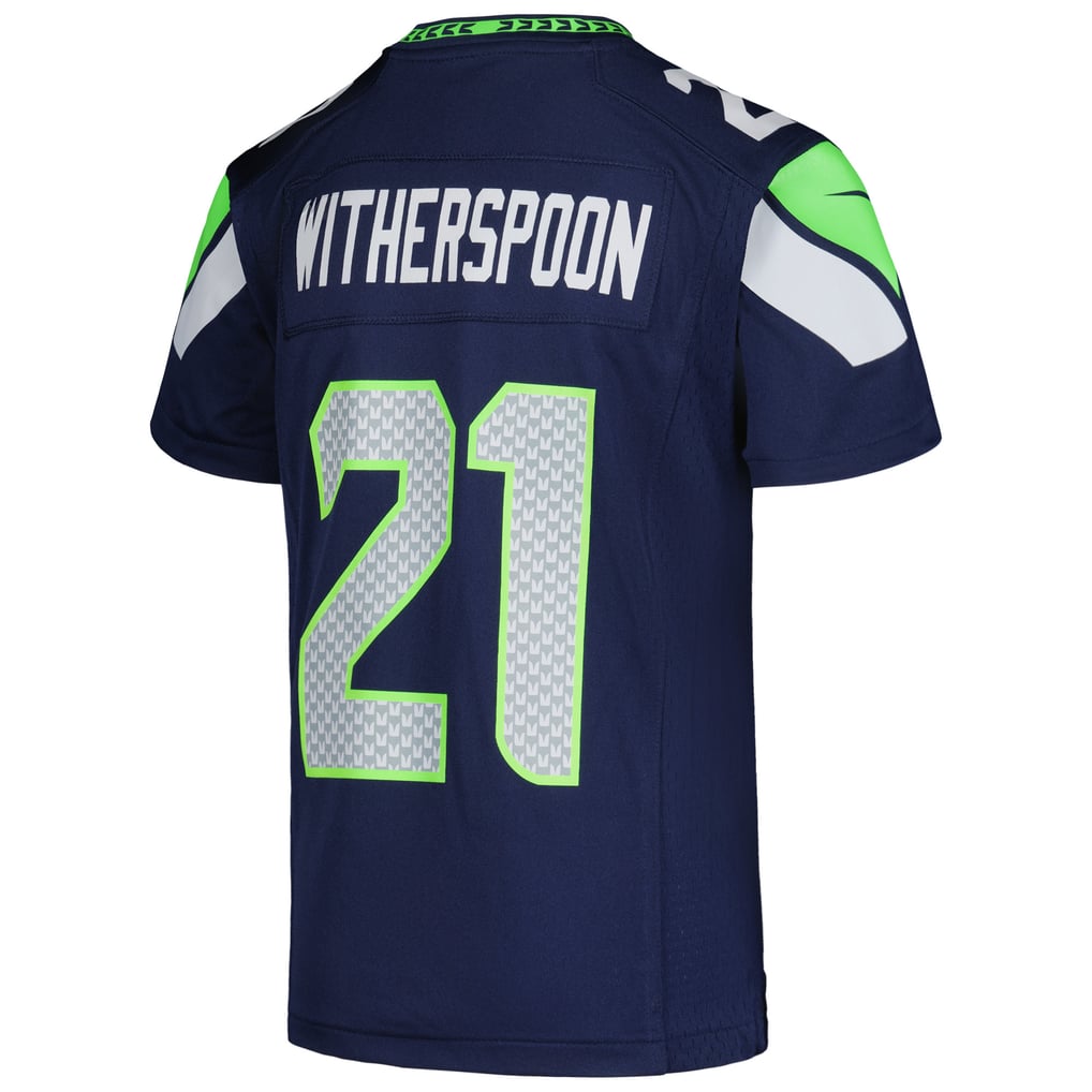 Youth Seattle Seahawks Devon Witherspoon Nike College Navy Game Jersey - Image 4