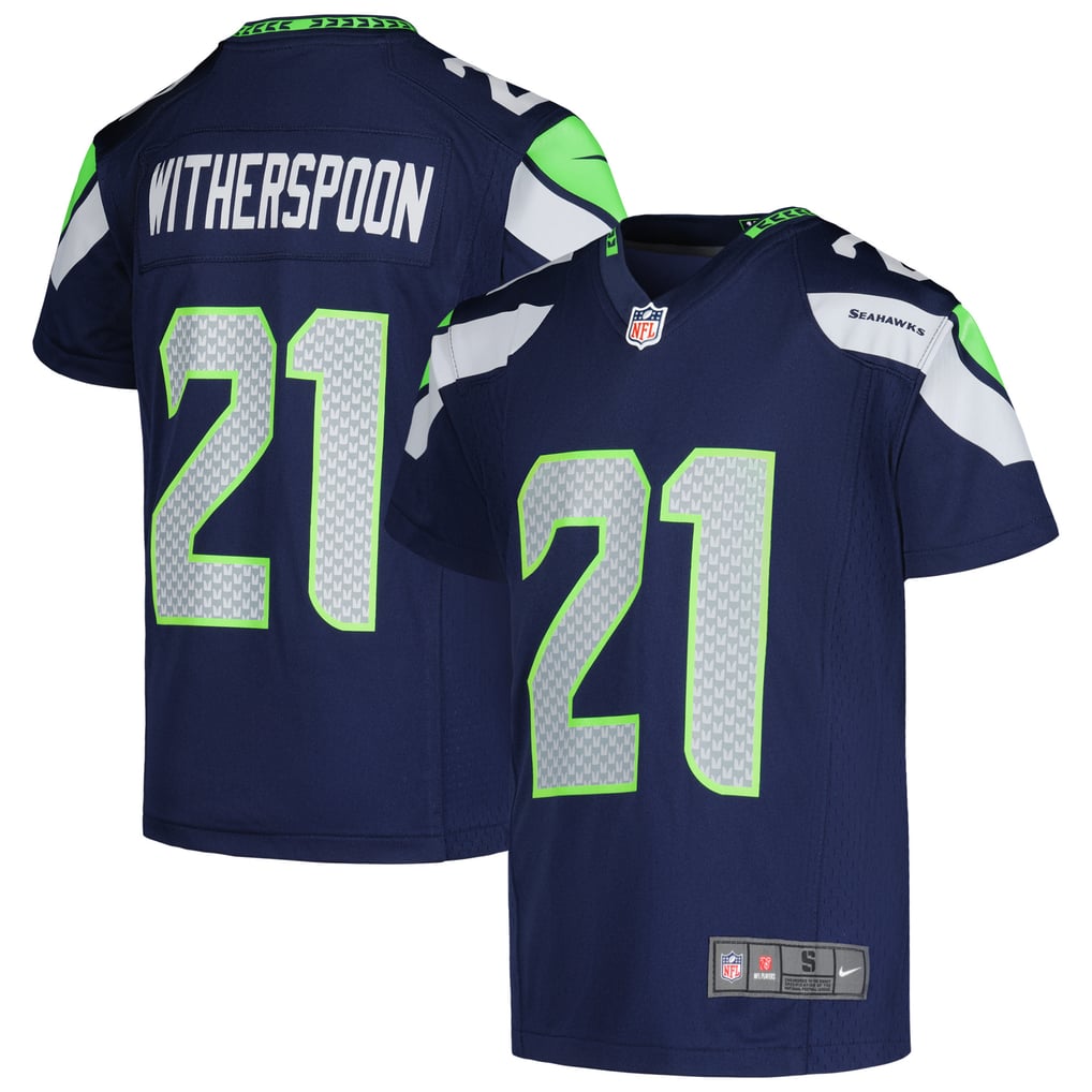 Youth Seattle Seahawks Devon Witherspoon Nike College Navy Game Jersey - Image 1
