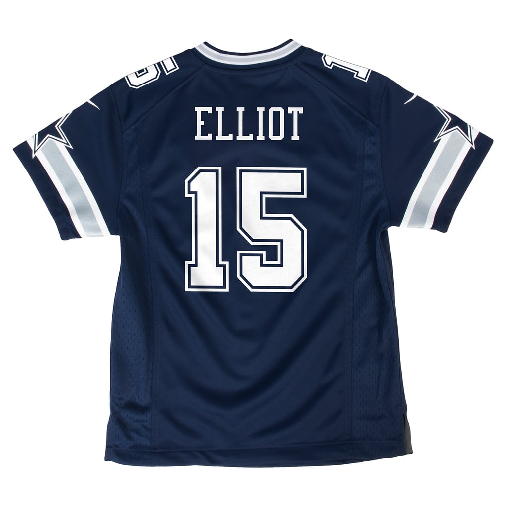 Youth Dallas Cowboys Ezekiel Elliott Nike Navy Game Jersey - Image 4