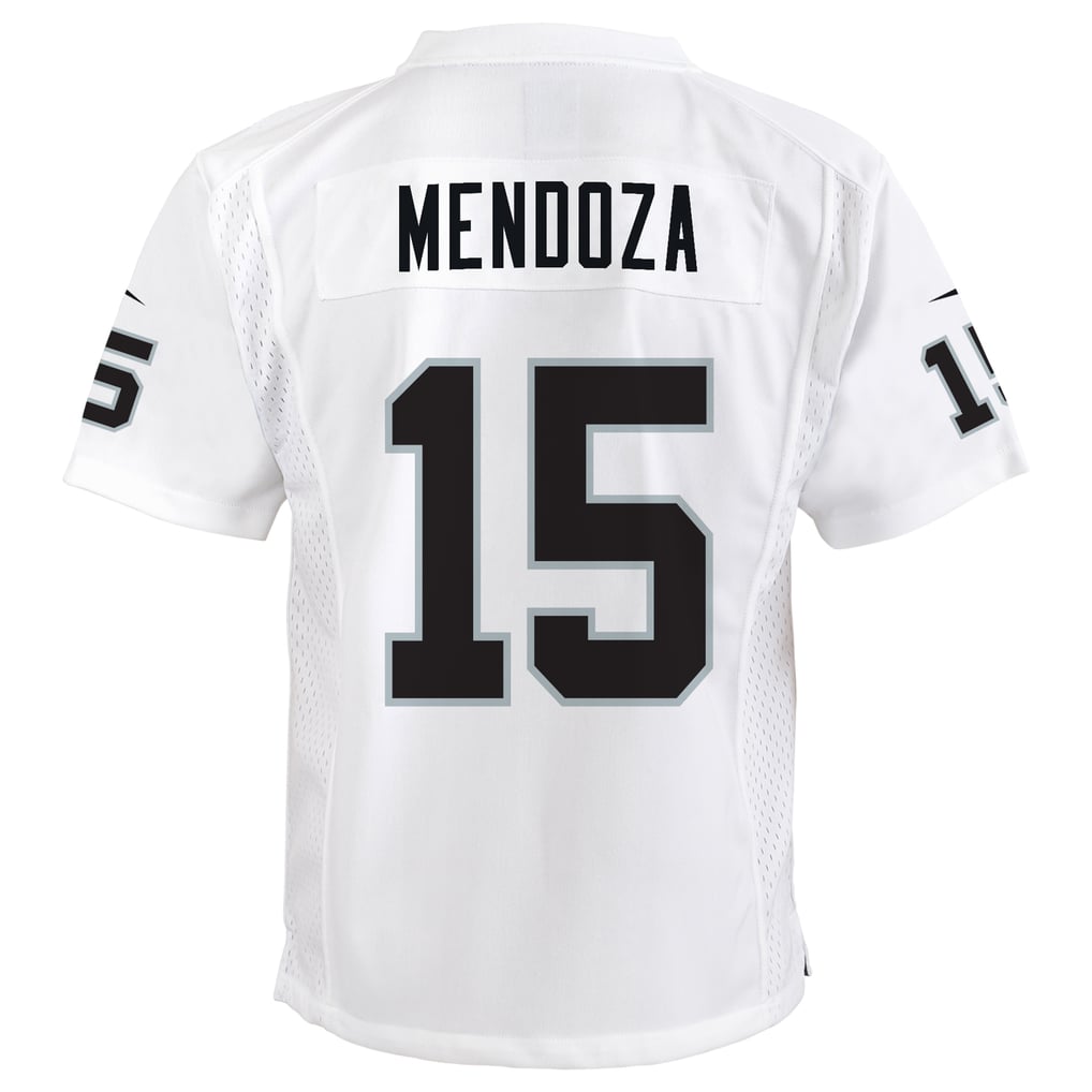 Youth Las Vegas Raiders Fernando Mendoza Nike White Game Jersey - Image 4