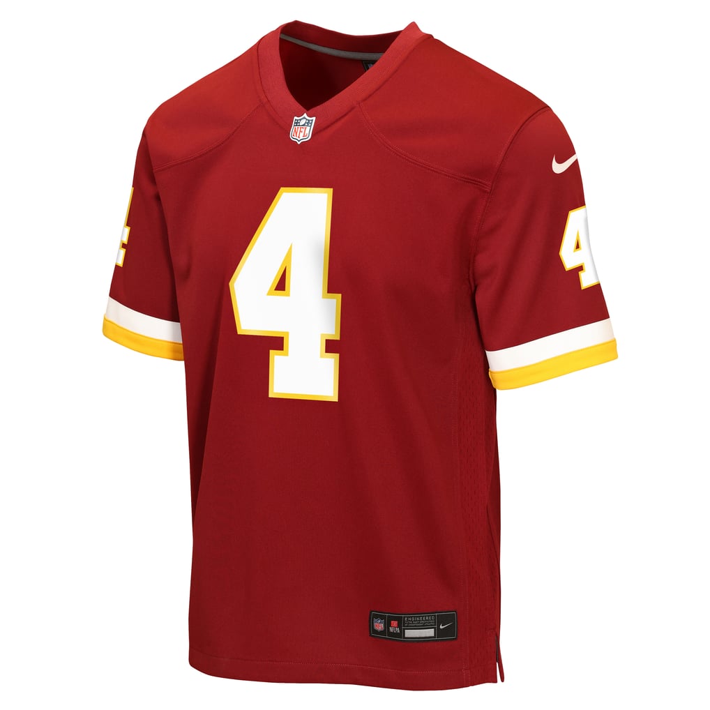 Youth Washington Commanders Nike Burgundy Game Jersey - Image 3