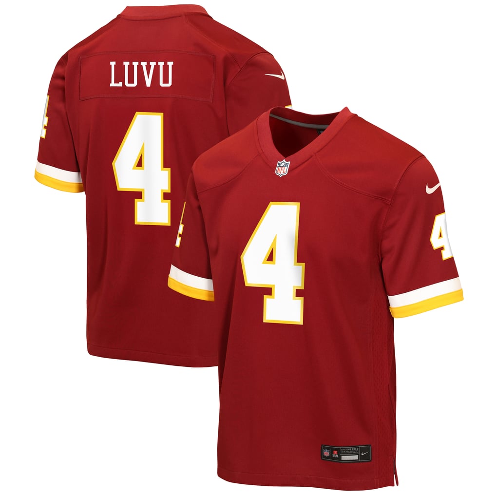 Youth Washington Commanders Nike Burgundy Game Jersey - Image 1