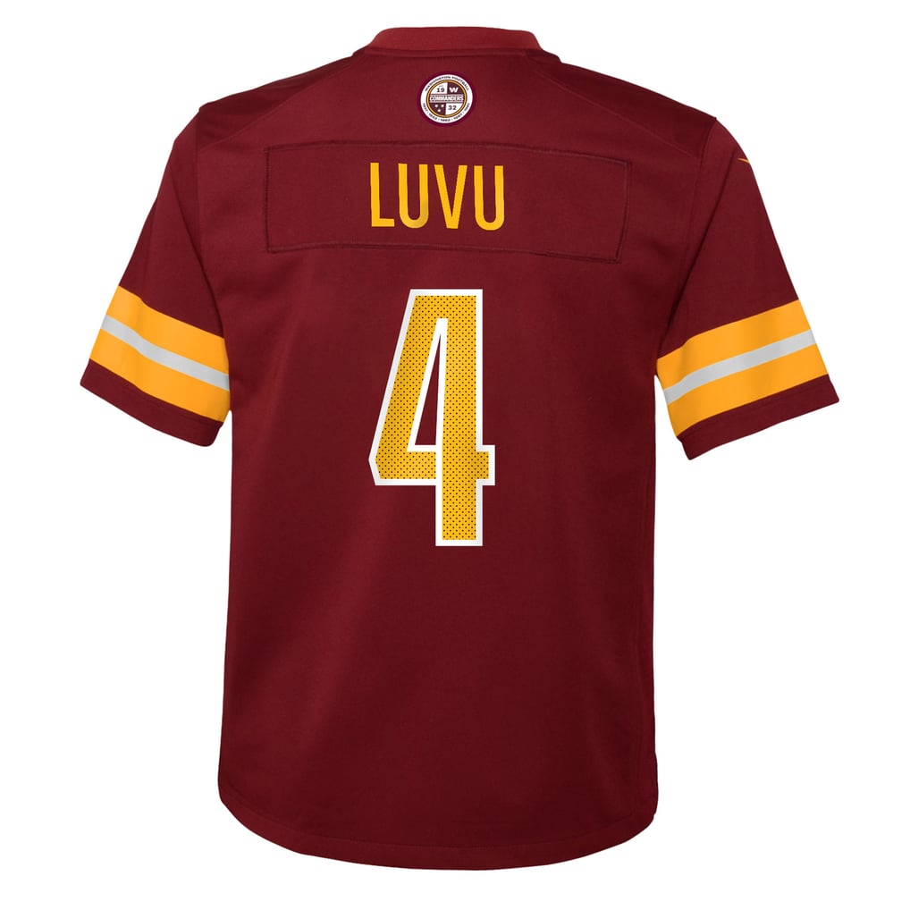 Youth Washington Commanders Frankie Luvu Nike Burgundy Team Game Jersey - Image 4