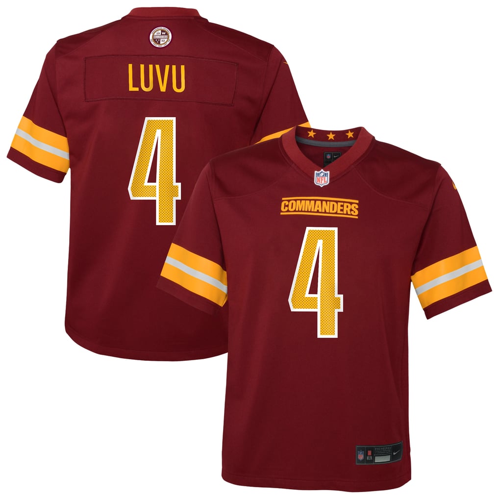 Youth Washington Commanders Frankie Luvu Nike Burgundy Team Game Jersey - Image 1