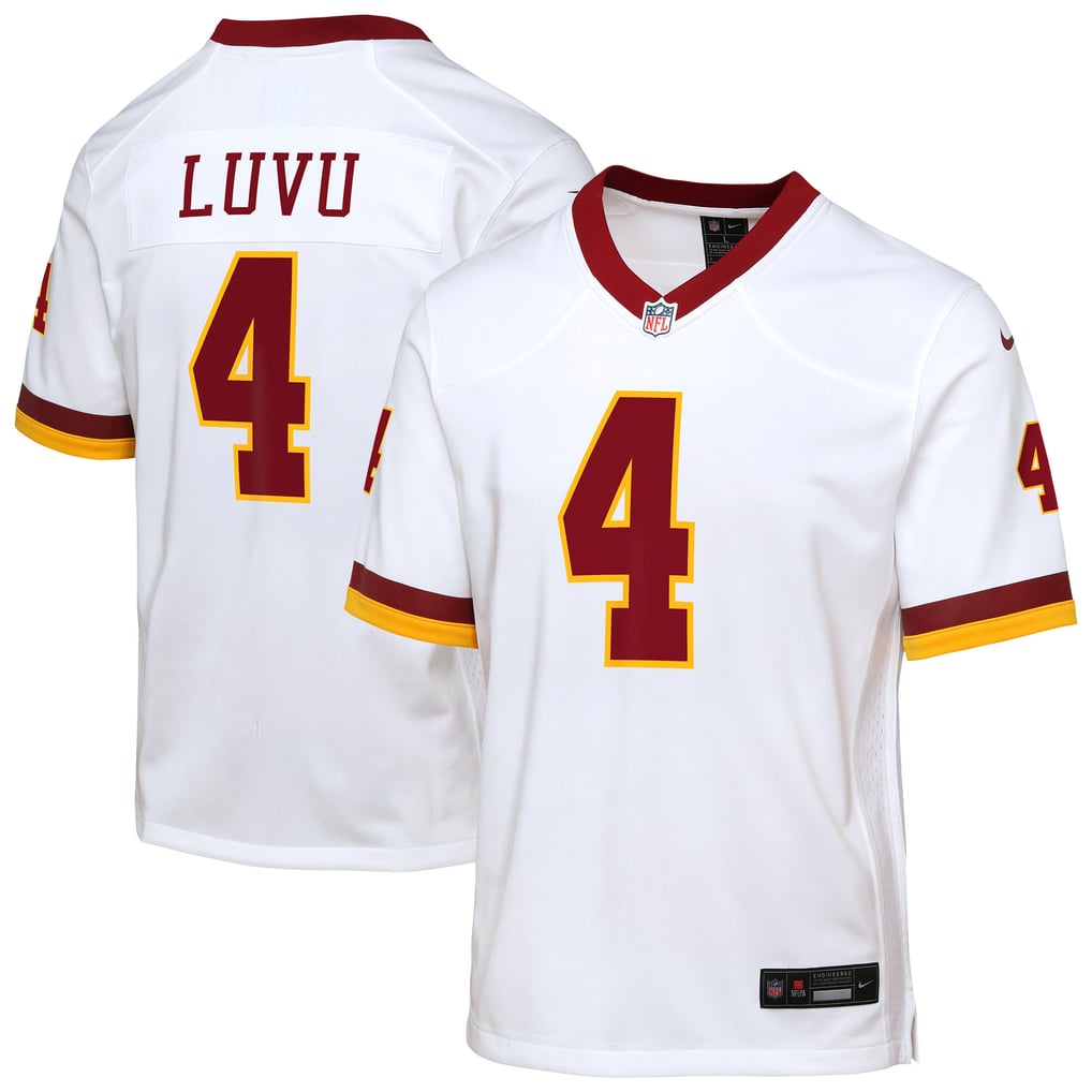 Youth Washington Commanders Frankie Luvu Nike White Game Super Bowl Era Jersey - Image 2