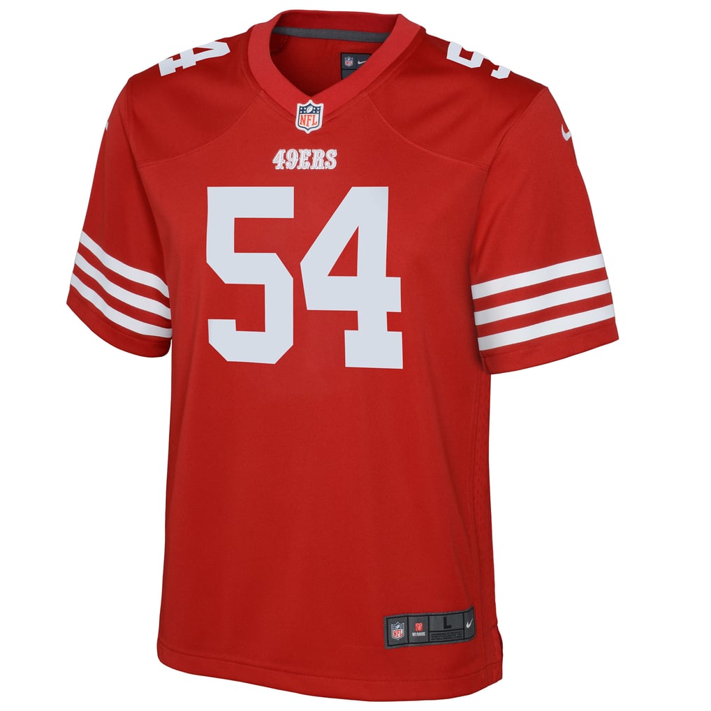Youth San Francisco 49ers Fred Warner Nike Scarlet Game Jersey - Image 3
