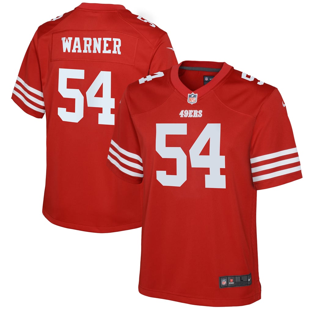 Youth San Francisco 49ers Fred Warner Nike Scarlet Game Jersey - Image 1