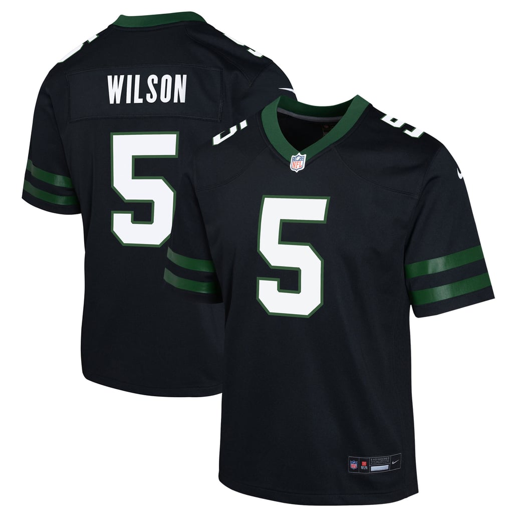 Youth New York Jets Garrett Wilson Nike Black Game Jersey - Image 2