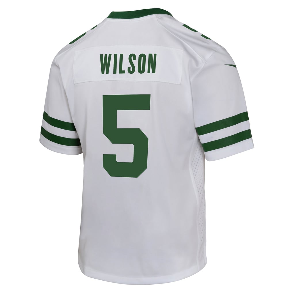 Youth New York Jets Garrett Wilson Nike White Game Jersey - Image 4