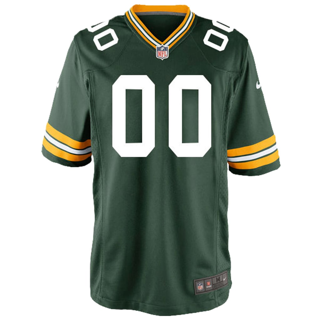 Youth Green Bay Packers Nike Green Custom Game Jersey - Image 3