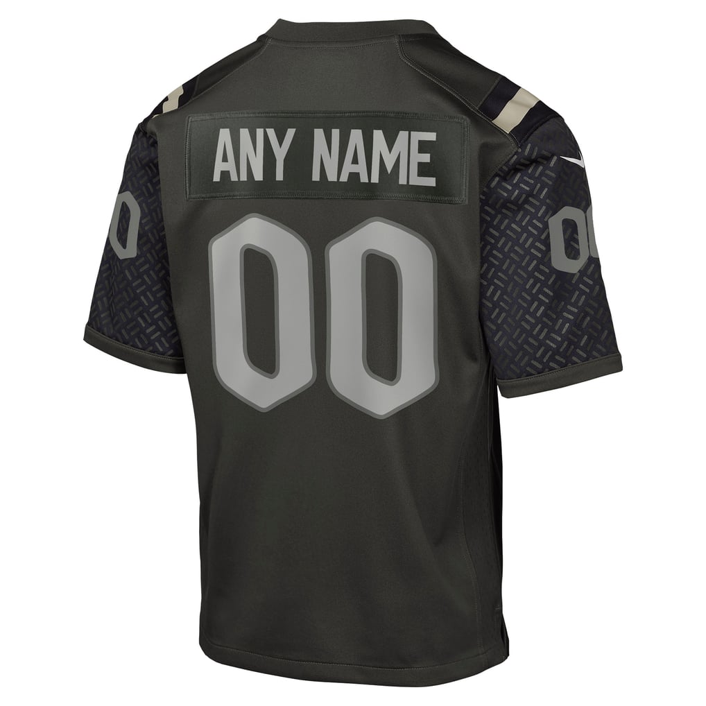 Youth New York Jets  Nike Green Rivalries Collection Custom Game Jersey - Image 4