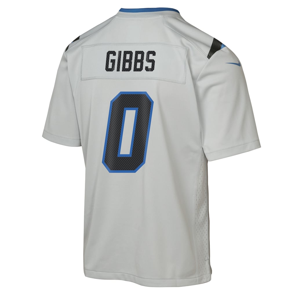 Youth Detroit Lions Jahmyr Gibbs Nike Silver 2026 Rivalries Collection Game Jersey - Image 4