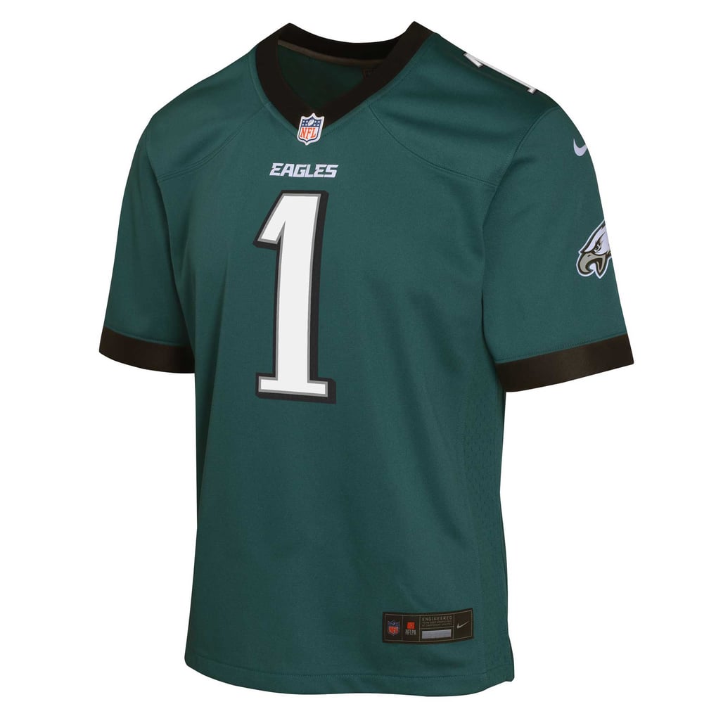 Youth Philadelphia Eagles Jalen Hurts Nike Green Game Jersey - Image 3