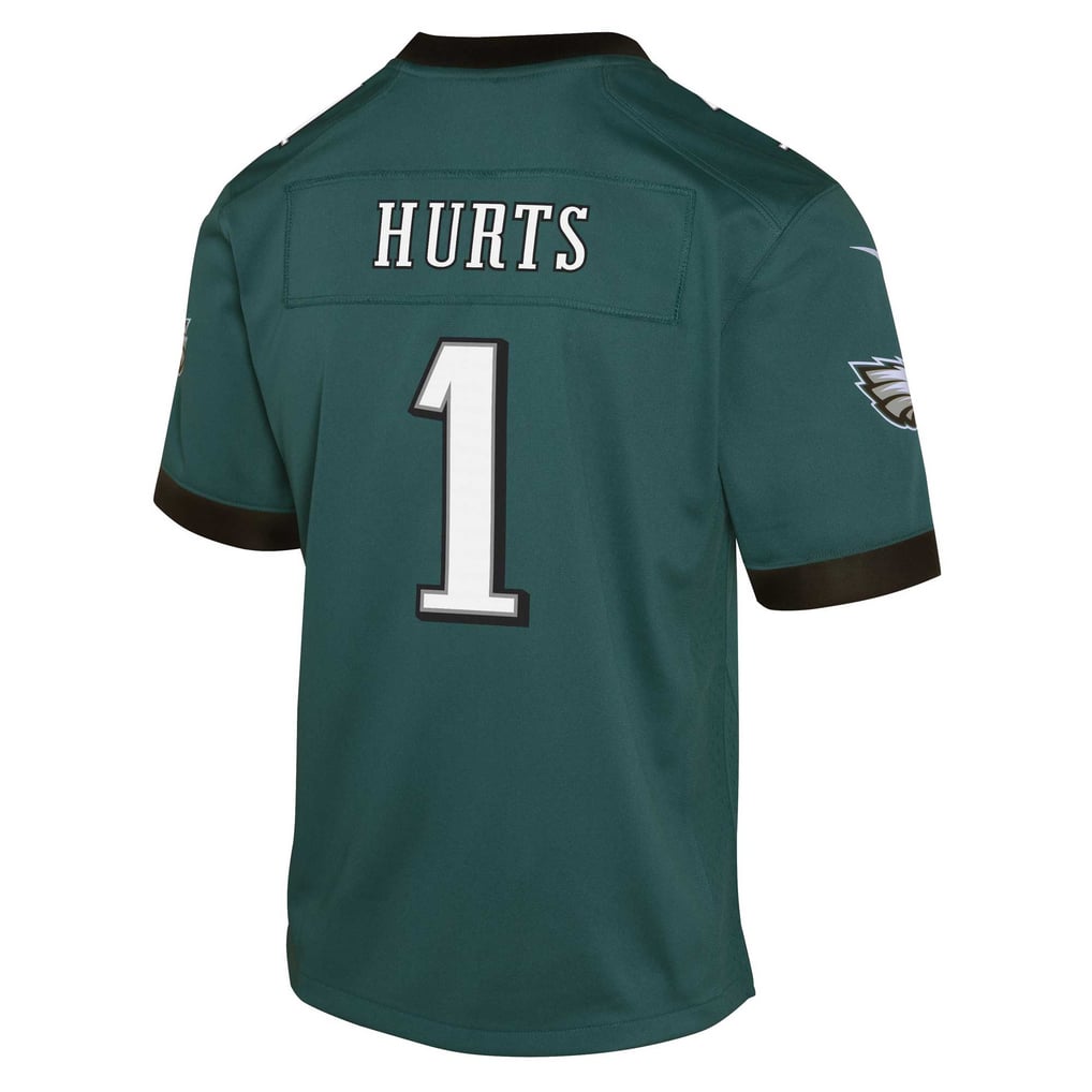 Youth Philadelphia Eagles Jalen Hurts Nike Green Game Jersey - Image 4