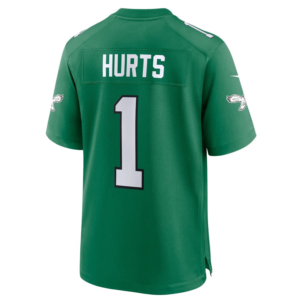 Youth Philadelphia Eagles Jalen Hurts Nike Kelly Green Game Jersey - Image 4