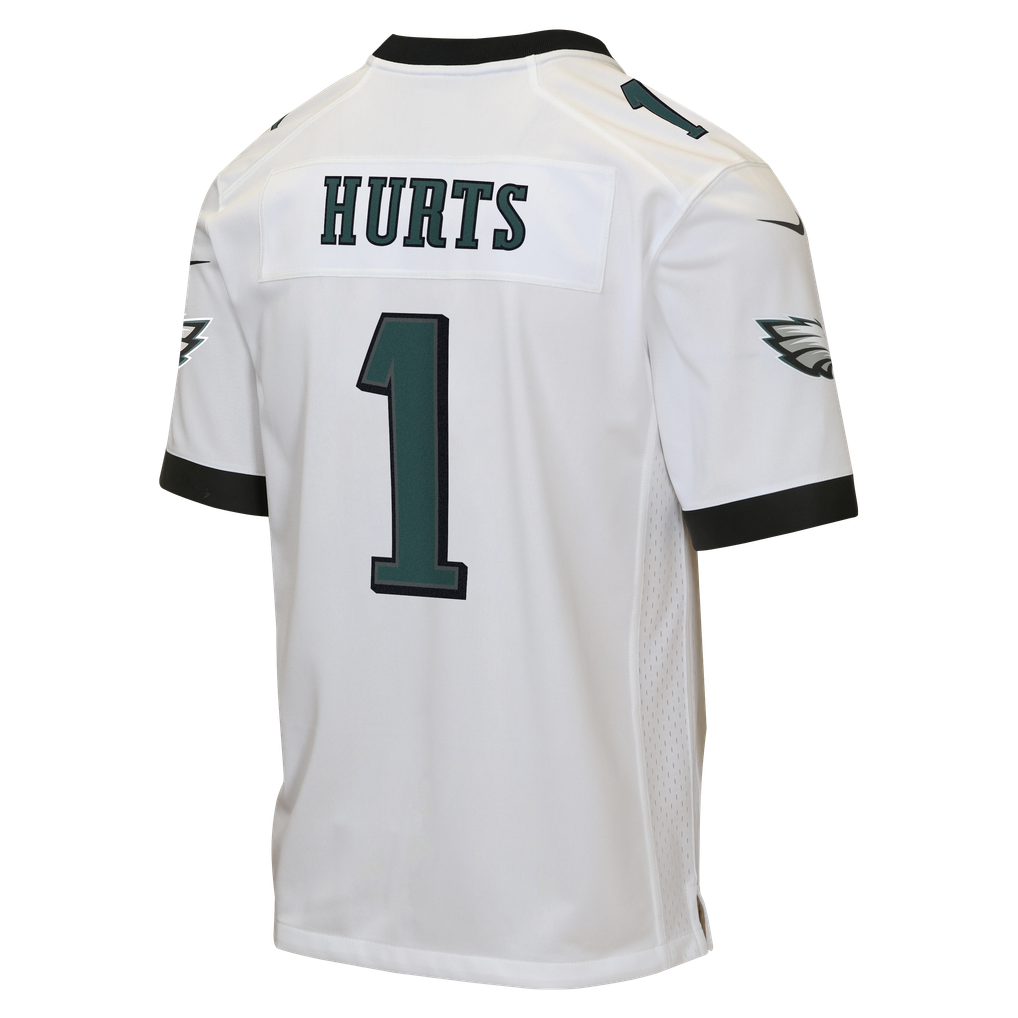 Youth Philadelphia Eagles Jalen Hurts Nike White Game Jersey - Image 4