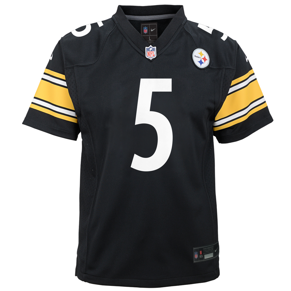 Youth Pittsburgh Steelers Jalen Ramsey Nike Black Team Game Jersey - Image 3
