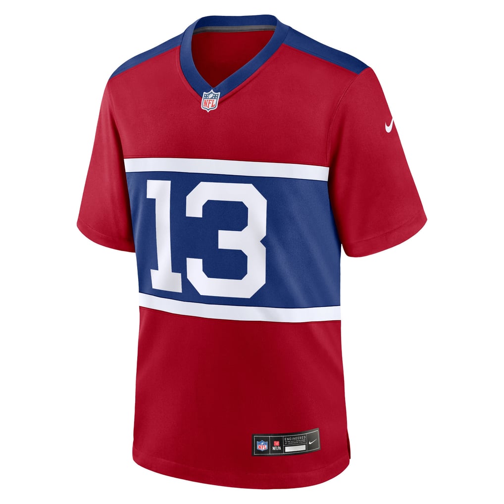 Youth New York Giants Jalin Hyatt Nike Red Game Jersey - Image 3