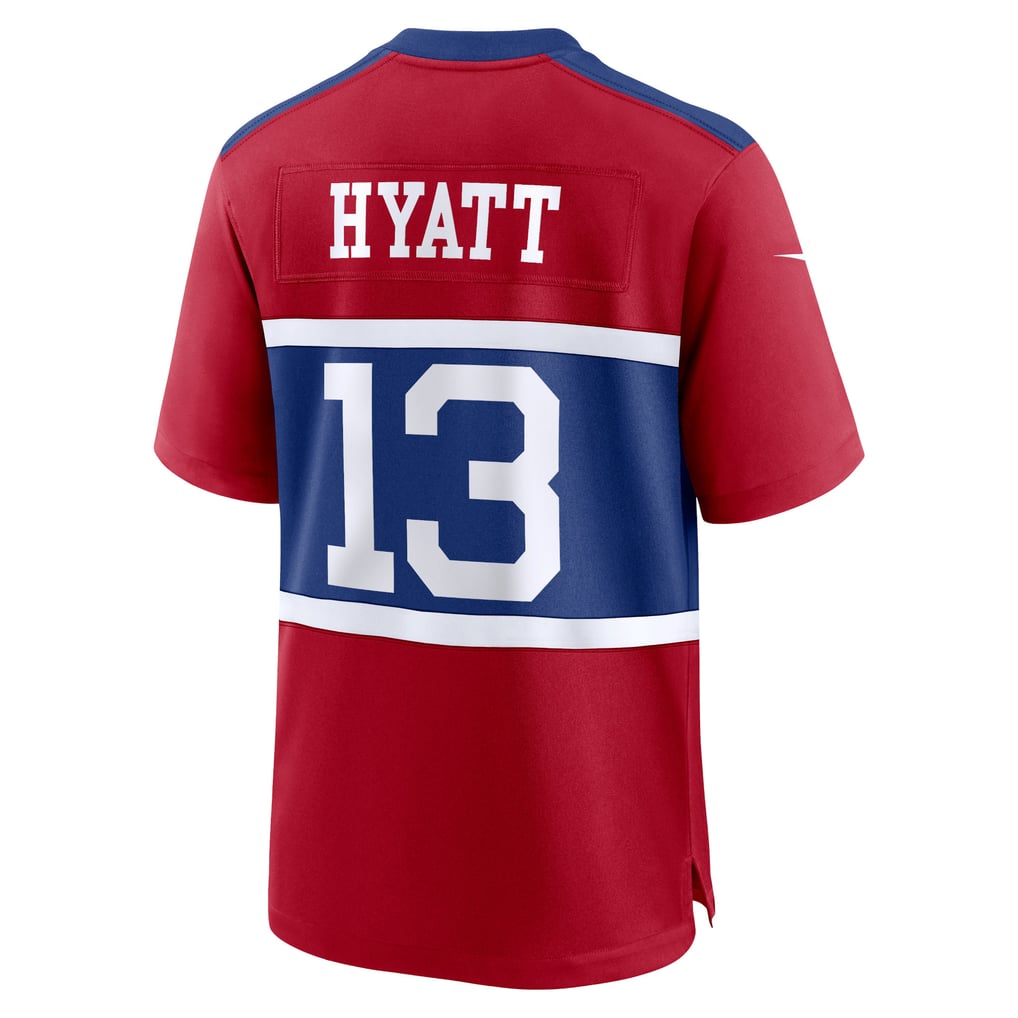 Youth New York Giants Jalin Hyatt Nike Red Game Jersey - Image 4