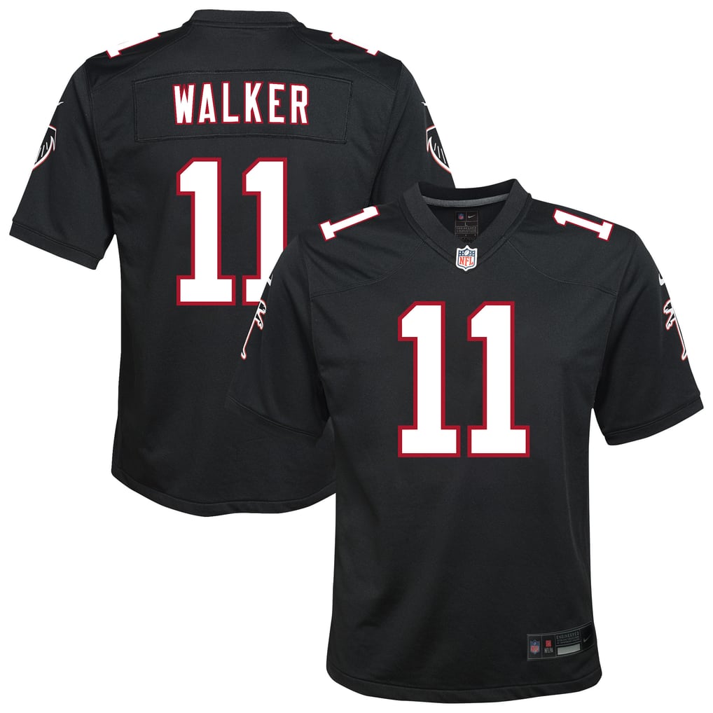 Youth Atlanta Falcons Jalon Walker Nike Black Alternate Game Jersey