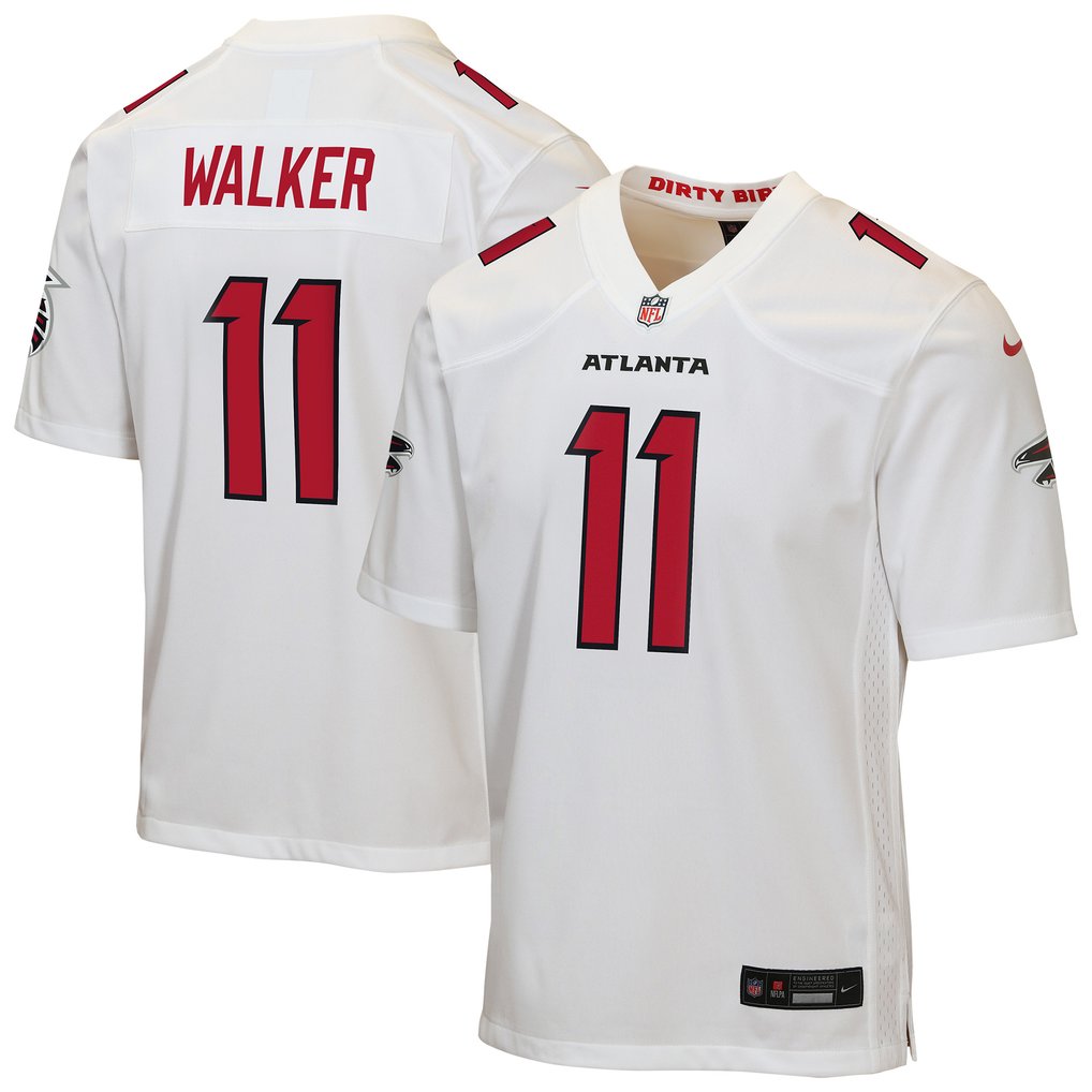 Youth Atlanta Falcons Jalon Walker Nike White Game Jersey
