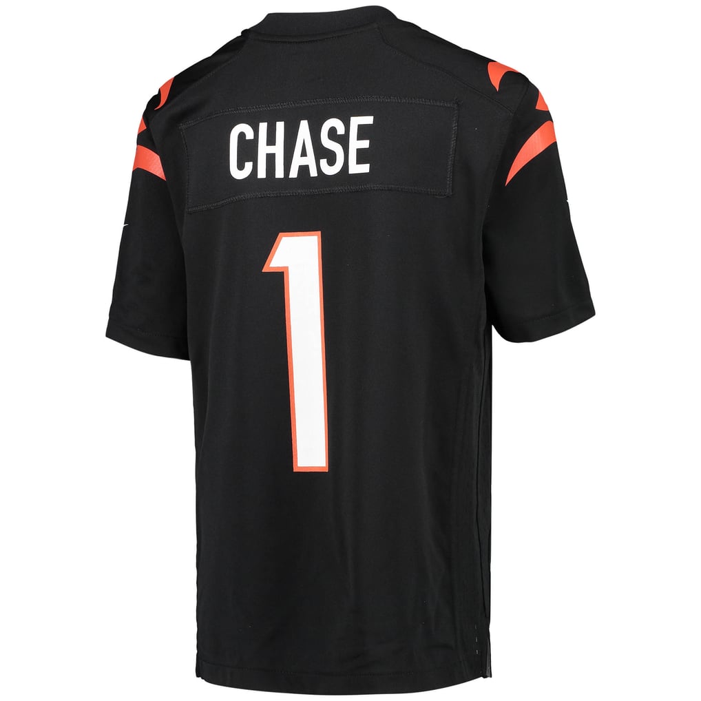 Youth Cincinnati Bengals Ja'Marr Chase Nike Black Game Jersey - Image 4