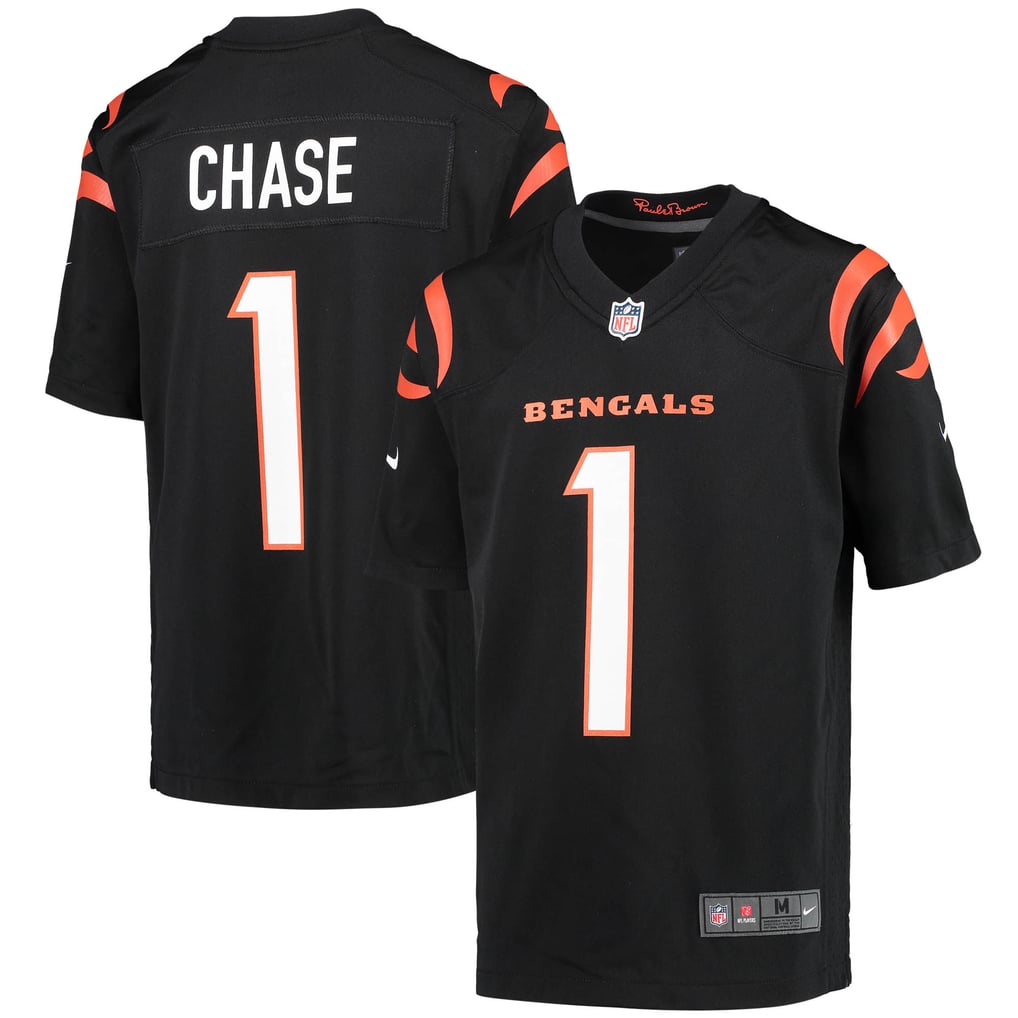 Youth Cincinnati Bengals Ja'Marr Chase Nike Black Game Jersey - Image 1