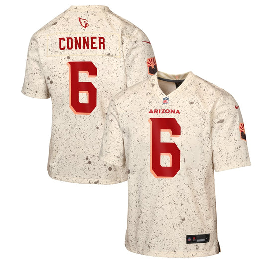 Youth Arizona Cardinals James Conner Nike Natural 2025 Rivalries Collection Game Jersey - Image 1