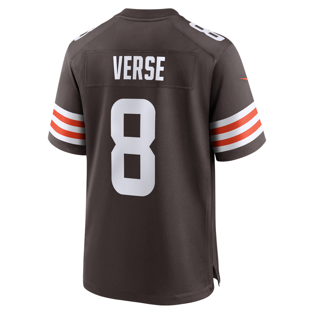 Youth Cleveland Browns Jared Verse Nike Brown Team Game Jersey - Image 8