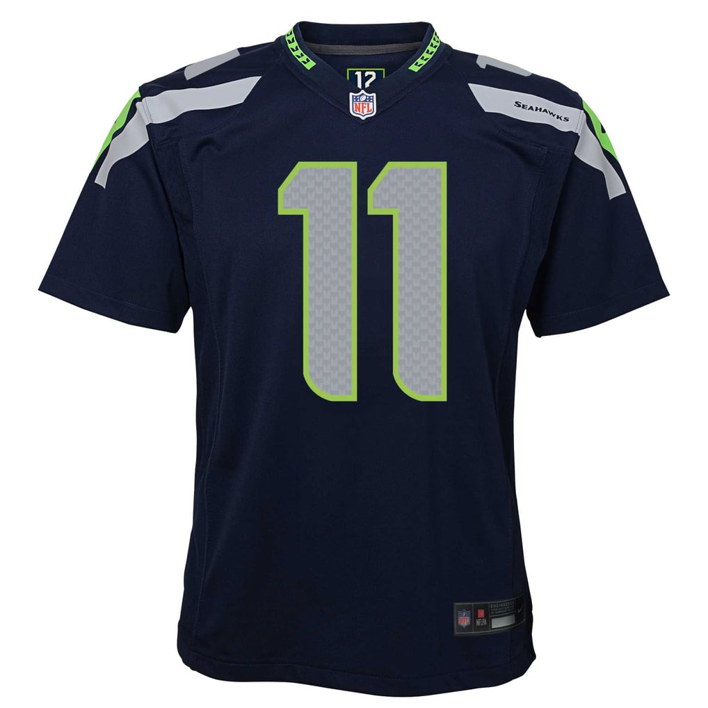 Youth Seattle Seahawks Jaxon Smith-Njigba Nike College Navy Game Jersey - Image 3