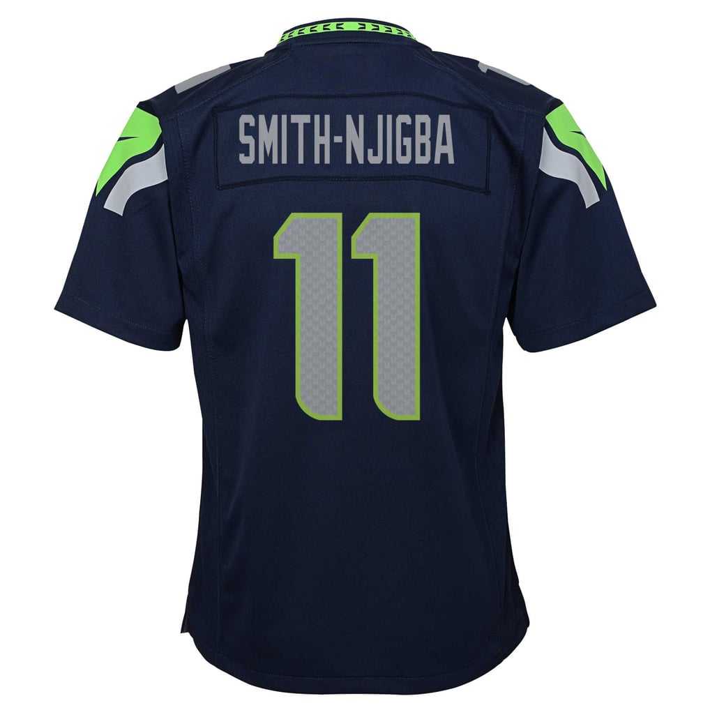 Youth Seattle Seahawks Jaxon Smith-Njigba Nike College Navy Game Jersey - Image 4