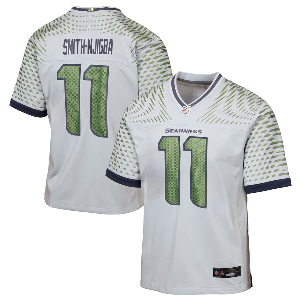 Youth Seattle Seahawks Jaxon Smith-Njigba Nike Gray Rivalries Collection Game Jersey - Image 2