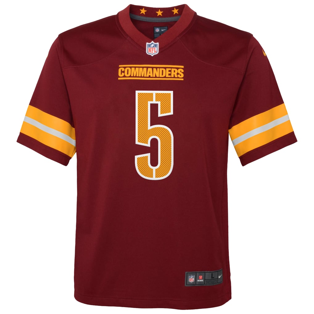 Youth Washington Commanders Jayden Daniels Nike Burgundy Game Jersey - Image 3