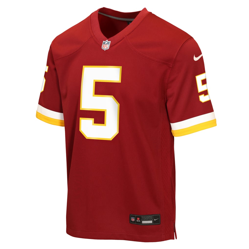 Youth Washington Commanders Nike Burgundy Game Jersey - Image 3