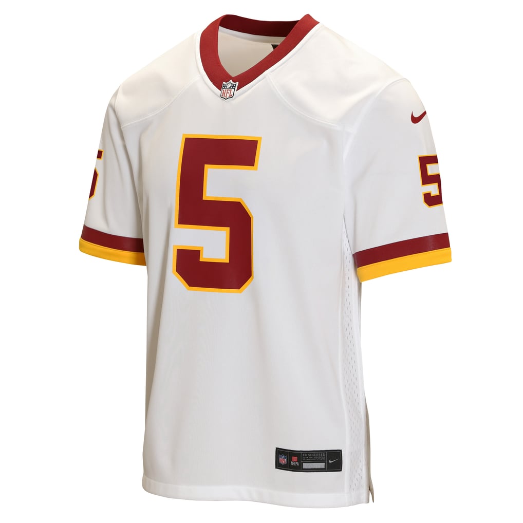 Youth Washington Commanders Jayden Daniels Nike White Game Jersey - Image 3