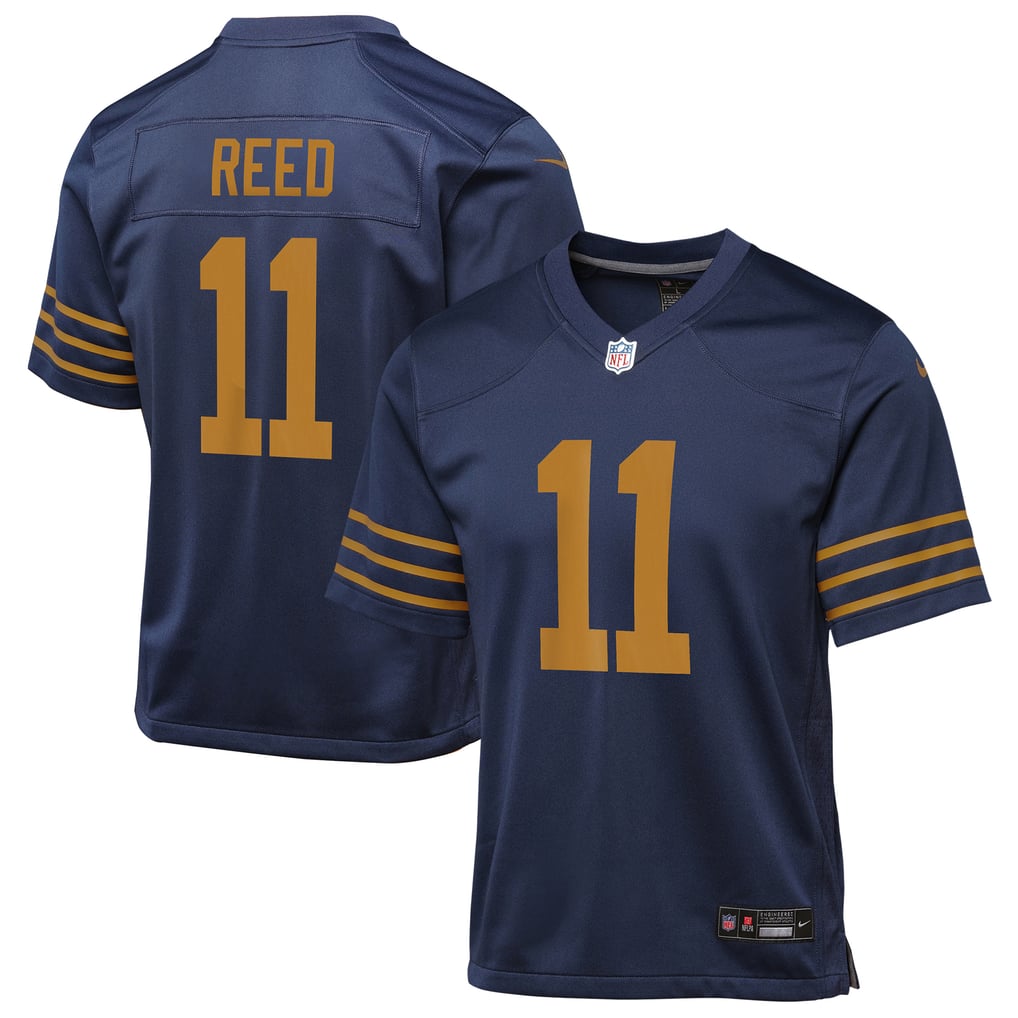 Youth Green Bay Packers Jayden Reed Nike Navy The 1923 Classic Game Jersey - Image 1