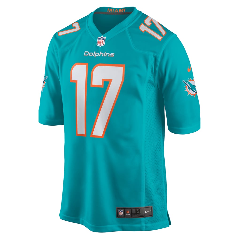 Youth Miami Dolphins Jaylen Waddle Nike Aqua Game Jersey - Image 3